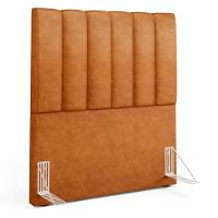 Cabeceira Cama Box 100 Cm Dália W01 Couríssimo Canela - Lyam Decor - 1