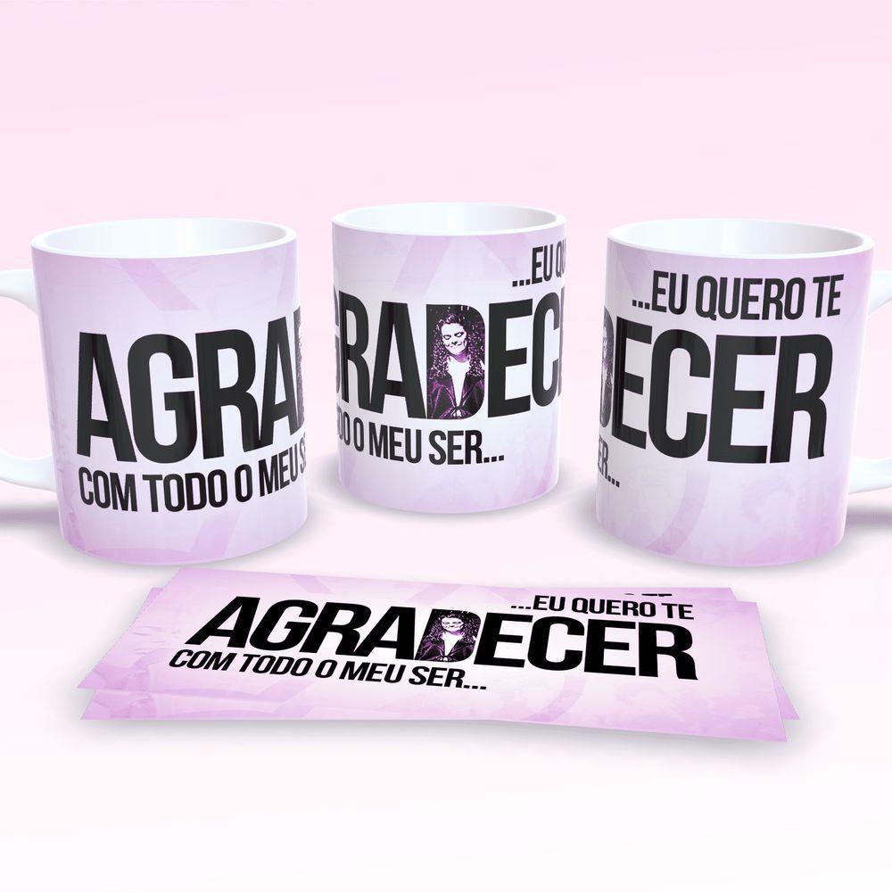 Caneca De Porcelana 325ml Decorada Frases Religiosas Estampa 8 - 1