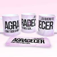 Caneca De Porcelana 325ml Decorada Frases Religiosas Estampa 8 - 1