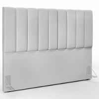 Kit Cabeceira Cama Box Casal King 195cm Com Calçadeira Baú Dália W01 Linho Cinza - Lyam - 3