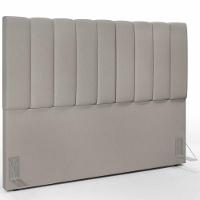 Kit Cabeceira Cama Box Casal King 195cm Com Calçadeira Baú Dália W01 Linho Bege - Lyam - 6