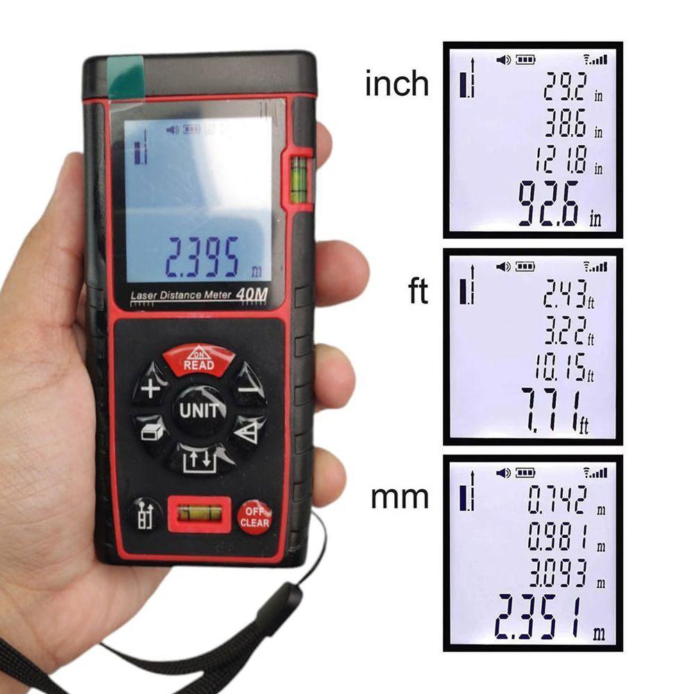Trena Laser Digital Alta Precisao Portatil Multiuso - 5