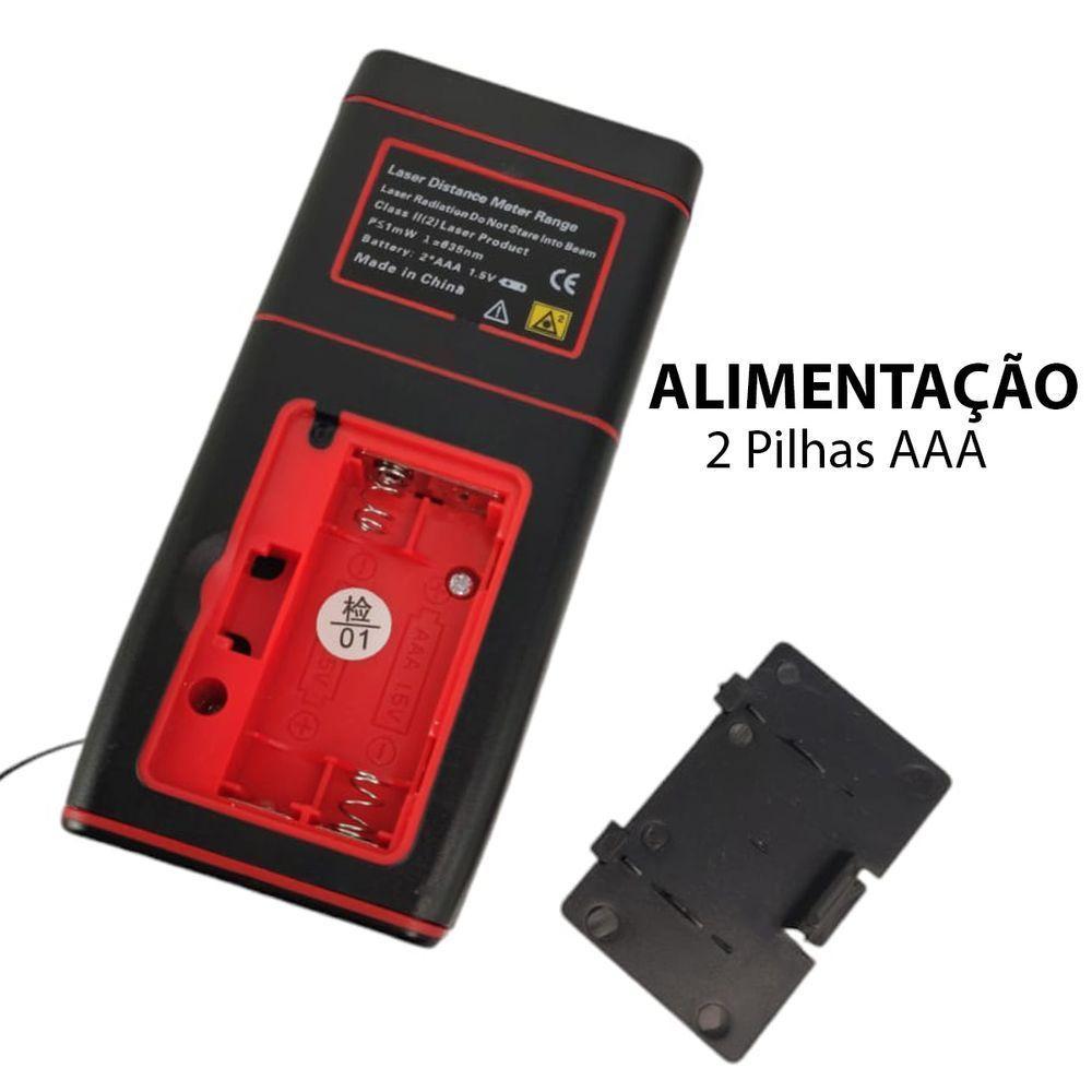 Trena Laser Digital Alta Precisao Portatil Multiuso - 7