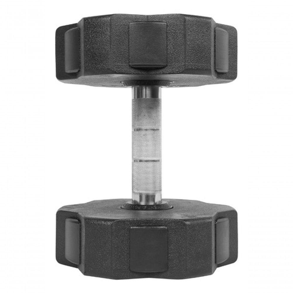 Par De Dumbbells 20kg Lion Monobloco Em Aço Maciço Injetado - 5