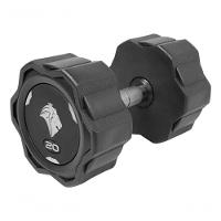Par De Dumbbells 20kg Lion Monobloco Em Aço Maciço Injetado - 3
