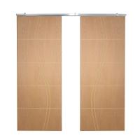 Porta Dupla De Correr P- Verniz Frisada Fs Duplo - 210x140 - 1