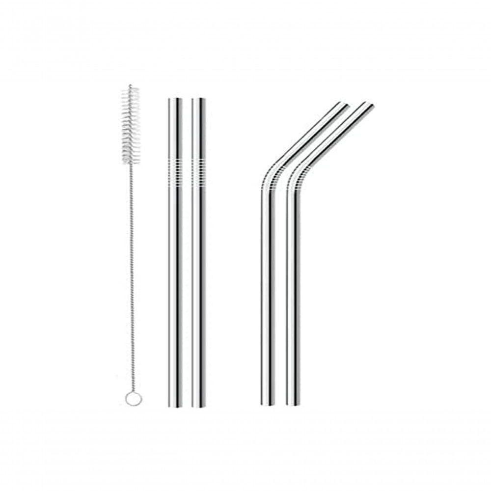 Conjunto 4 Canudos Reutilizáveis + Escova - Mimo Style - 1