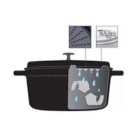 Caçarola Alumínio Antiaderente 20cm - Creme - 2,4 Litros - 2