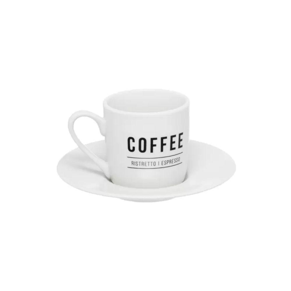 Xicara De Cafe Manhattan Branco 80ml 6pcs - 3