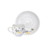 Xicara De Cafe Honey Abelhas 90ml 6pcs Hauskraft - 5