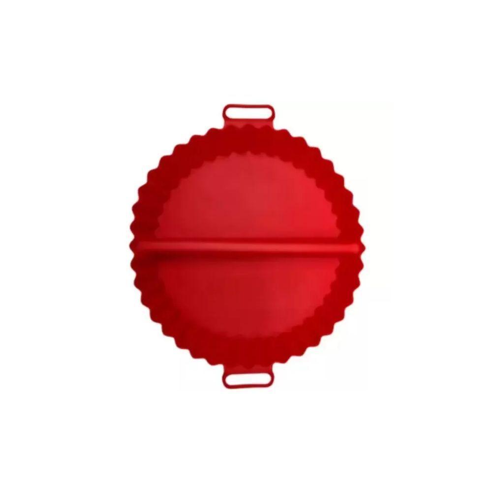 Forma De Silicone Com Divisoria - Vermelha - 3