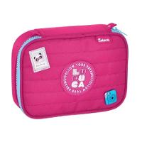 Kit Mochila De Carrinho Lancheira E Estojo Box Rosa Luluca - 2