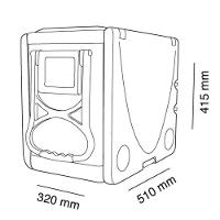 Caixa Térmica De Praia Bebidas 32l 5 Em 1 Azul Arqplast - 6