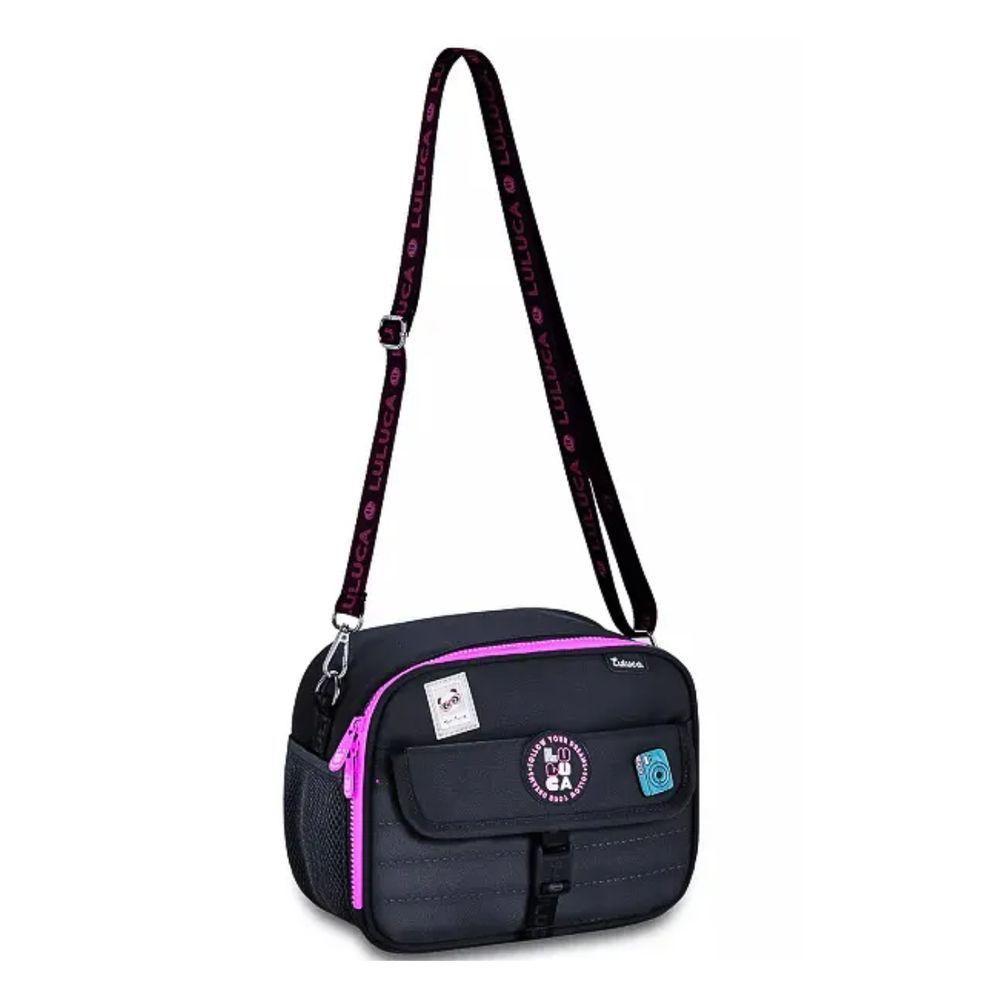 Kit Mochila De Carrinho Lancheira E Estojo Box Preto Luluca - 3