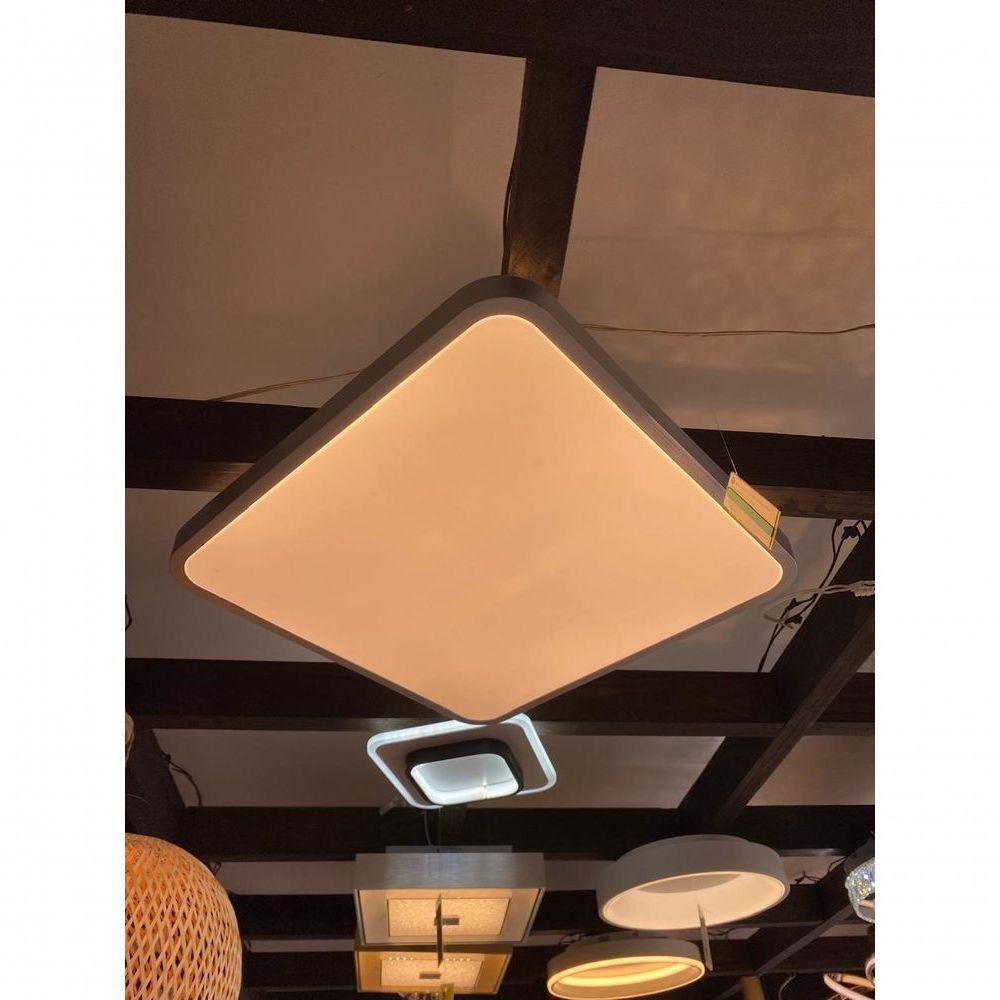 Dinamica Plafon Dcx02320 49cm 120w 3000k-6000k Prata Quad - 3