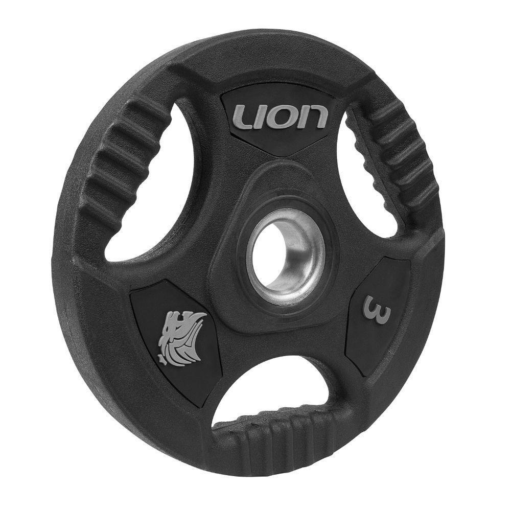 Anilha Lion Para Barra E Halteres 3 Kg Profisisonal Standart - 2