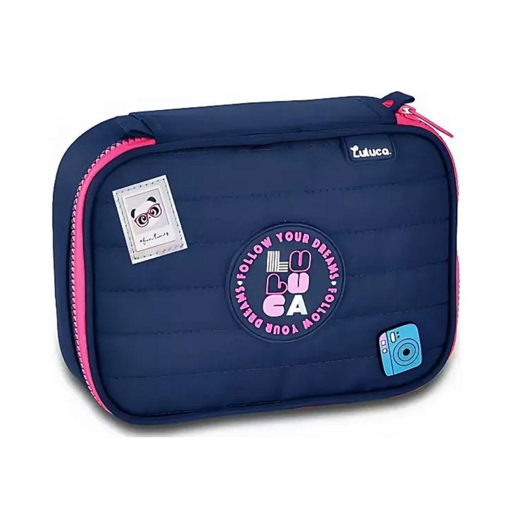Estojo Box Azul Luluca Lu24640 - 1