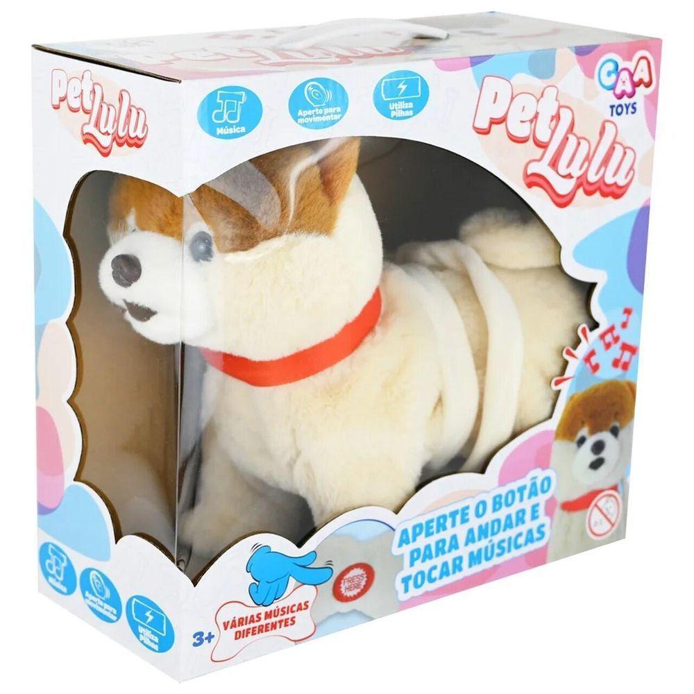 Pelúcia De Cachorro Interativa Pet Lulu Com Som - Caa Toys - 3