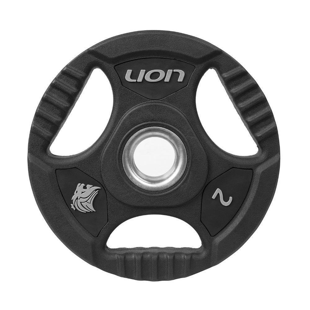 Anilha Lion Para Barra E Halteres 2 Kg Profisisonal Standart - 1