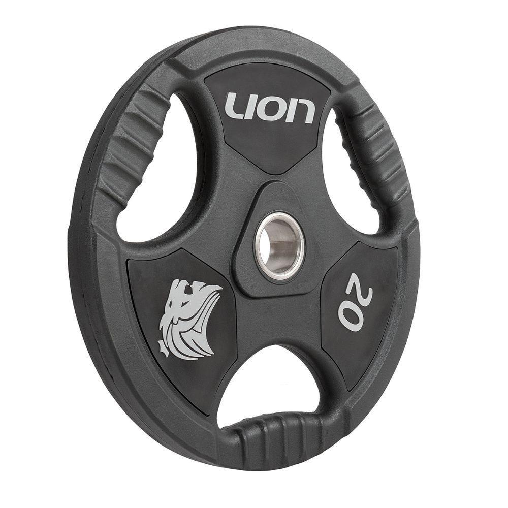 Anilha 20 Kg Musculação Em Aço E Borracha Vulcanizada Lion - 2