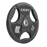 Anilha 20 Kg Musculação Em Aço E Borracha Vulcanizada Lion - 2