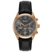 Relógio Seculus Cronógrafo 77308gpsvrc3 Vidro Abaulado Couro Rosé - 1