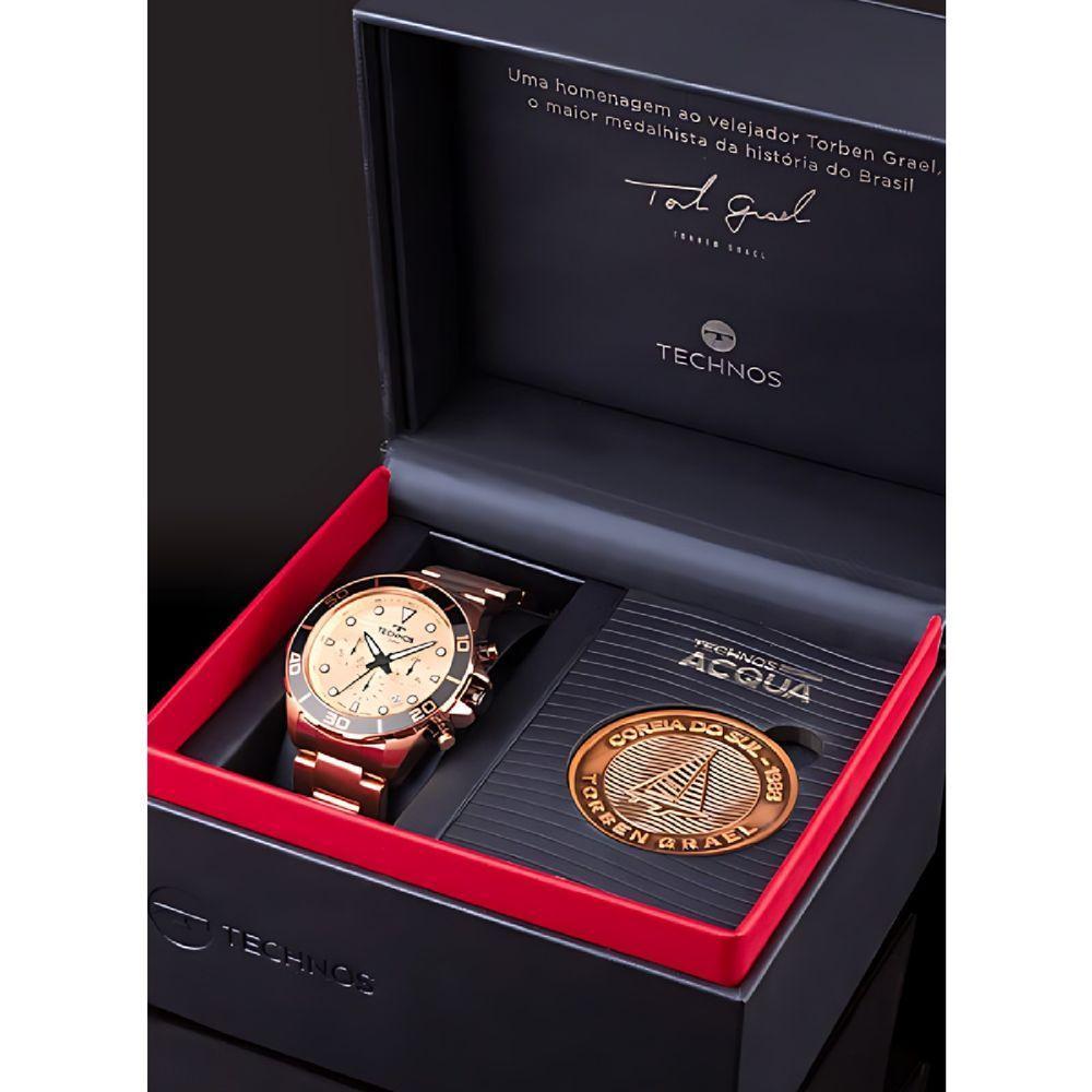 Relógio Technos Acqua Js25bbu/1p Rose Edição Especial Torben Grael - 4