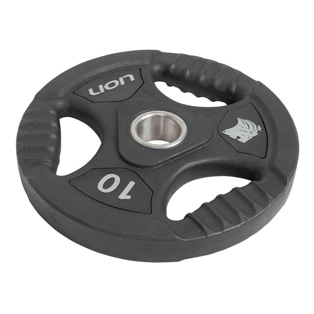 Anilha 10 Kg Musculação Em Aço E Borracha Vulcanizada Lion - 2