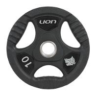 Anilha 10 Kg Musculação Em Aço E Borracha Vulcanizada Lion - 1