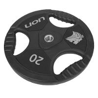 Anilha Lion Para Barra E Halteres 20 Kg Profisisonal Standart - 1