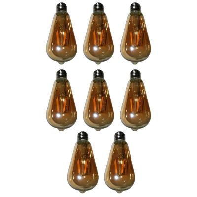 Lampadas De Led Multi Filamento Kit 8 Unidades 30w Retro Vintage Iluminação Bivolt