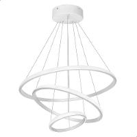 Lustre Pendente Luminaria 3 Em 1 Arcos Argolas Regulaveis Aneis Bivolt Decoraçao Ajustavel Casa Quarto Sala - 1