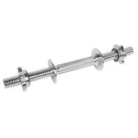 Barra Halter Para Anilha Lion Maciça Cromada 40cm Rosca Rápida - 1