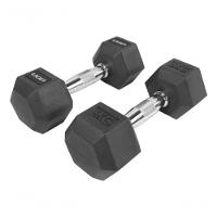 Par De Halteres Lion Performance Sextavado 6kg Aço Cromado - 1