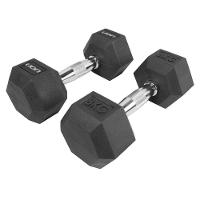 Par De Halteres Lion Performance Sextavado 8kg Aço Cromado - 1