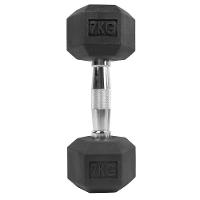 Par De Halteres Lion Performance Sextavado 7kg Aço Cromado - 2