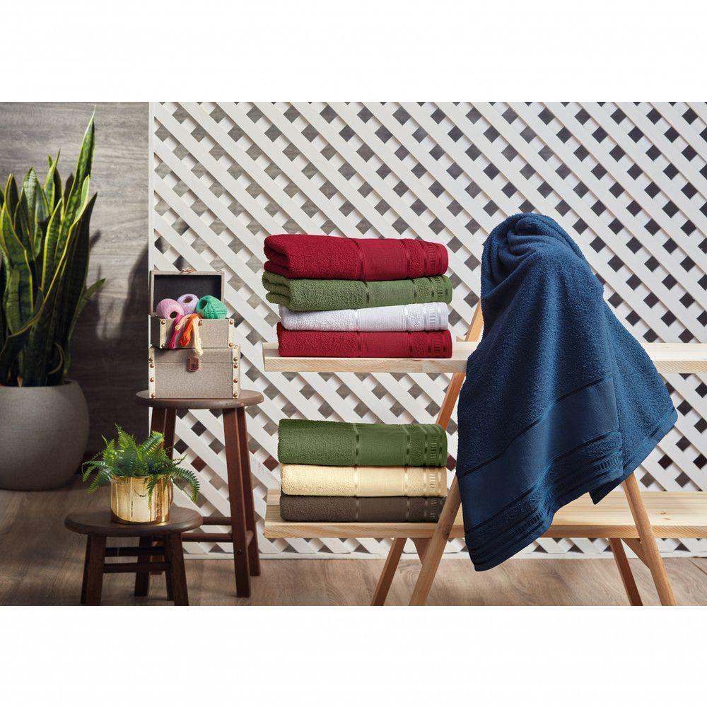 Jogo De Toalha De Banho 5 Peças Premium Baunilha - 2