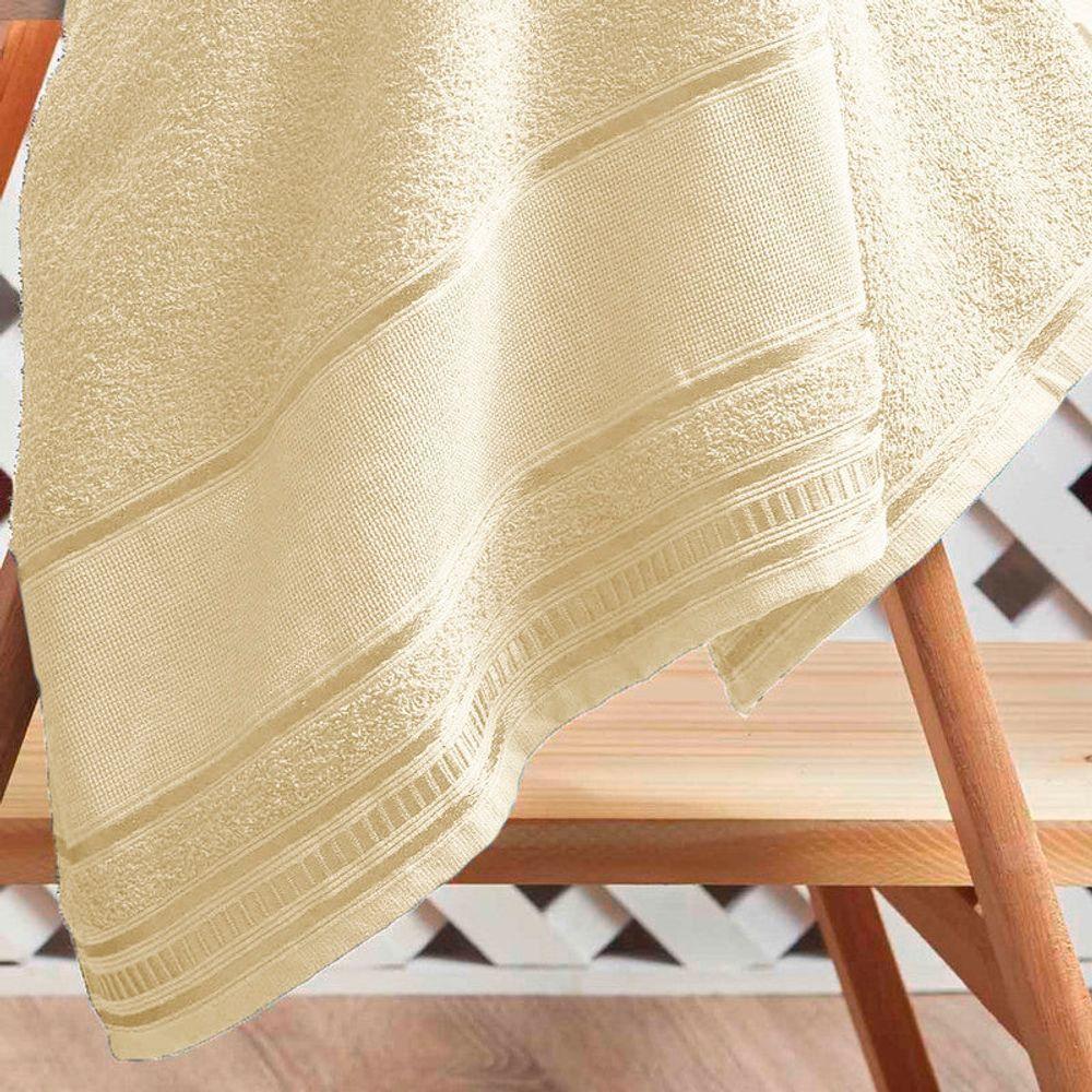 Jogo De Toalha De Banho 5 Peças Premium Baunilha - 4