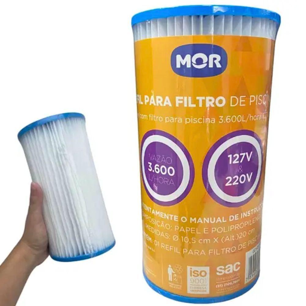 Refil Para Filtro Mor De Piscina 3600l-h No3 (12) - 2