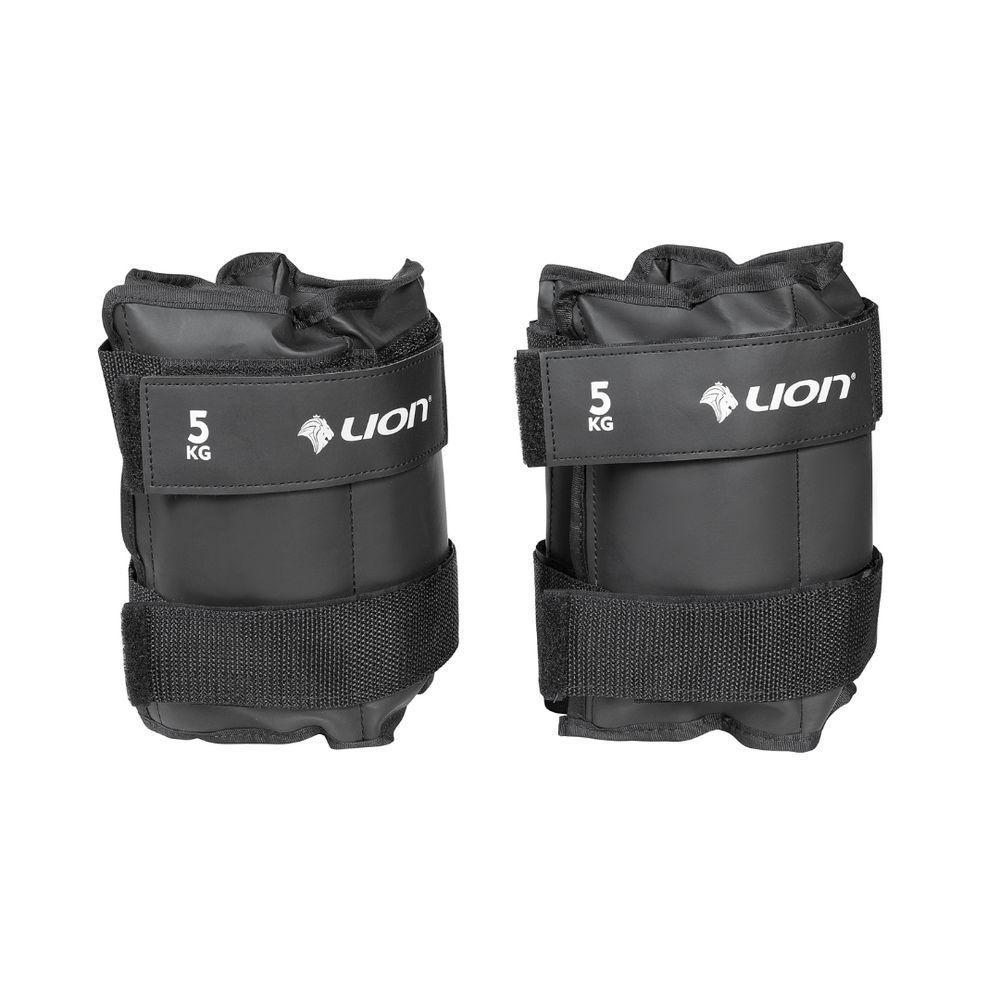 Par Tornozeleira Caneleira De Peso 5 Kg Exercício Academia - 1