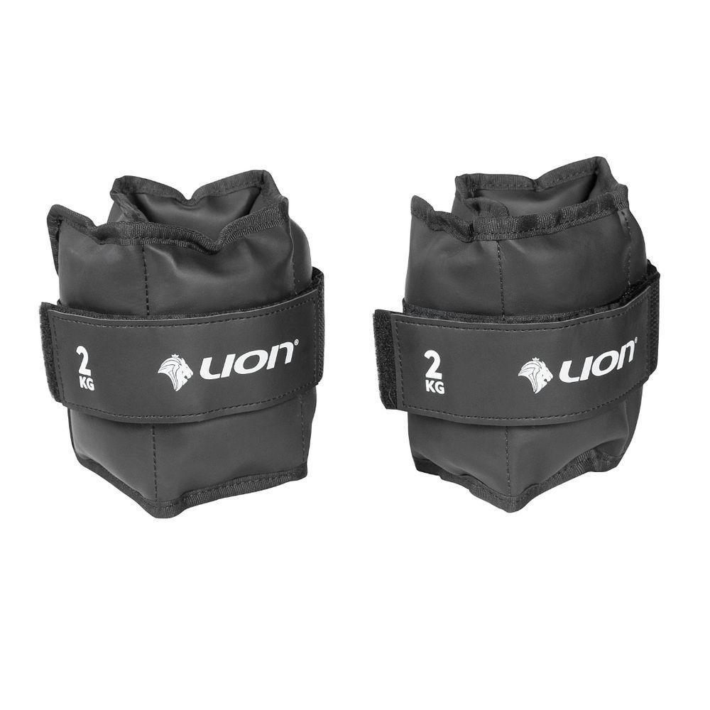 Par Tornozeleira Caneleira De Peso 2 Kg Exercício Academia - 1