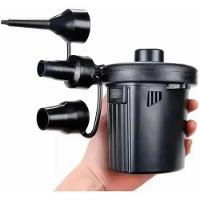 Bomba De Ar Elétrica Encher Colchão Boia Piscina Bomba Pneumática Inflador 12V Com Bicos Preto Bivolt - 6