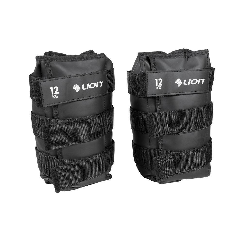 Par Tornozeleira Caneleira De Peso 12 Kg Exercício Academia - 1