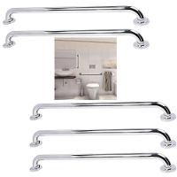 Alça Apoio 60cm Inox Barra Suporte Anti Queda Kit 5 Uni Idoso Criança Cadeirante Pcd Banheiro Escada Box Casa Corrimao - 1