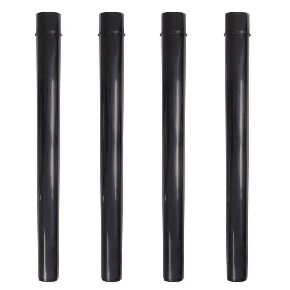 Mesa Plástica Quadrada Desmontável Mor Preta - 4