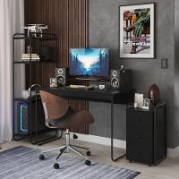 Gaveteiro Para Escritório 3 Gavetas Estilo Industrial Criare Preto - 5