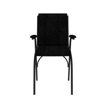 Cadeira Office Ergonômica Longos Períodos Em Aço Onix Preto