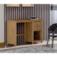 Escrivaninha Em Madeira 2 Gavetas Linha Topázio - Freijó - 3