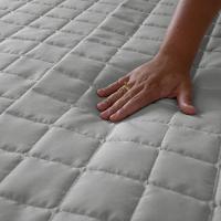 Kit Cobre Leito Matelado Dupla Face Soft 2 Peças Solteiro 100% Poliéster - Cinza - 3