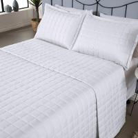 Kit Cobre Leito Matelado Dupla Face Soft 3 Peças Casal 100% Poliéster - Branco - 3